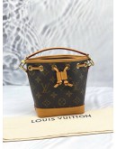 (BRAND NEW) LOUIS VUITTON NANO NOE WITH REMOVABLE STRAP IN BROWN MONOGRAM CANVAS