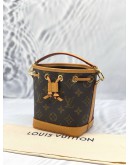 (BRAND NEW) LOUIS VUITTON NANO NOE WITH REMOVABLE STRAP IN BROWN MONOGRAM CANVAS