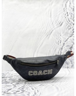 COACH SIGNATURE CANVAS WARREN BELT BAG 