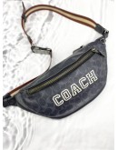 COACH SIGNATURE CANVAS WARREN BELT BAG 