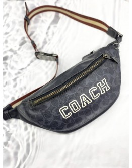 COACH SIGNATURE CANVAS WARREN BELT BAG 