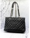 (LIKE NEW) 2010 CHANEL GST GRAND SHOPPING TOTE BAG IN BLACK CAVIAR LEATHER