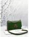 (LIKE NEW) FURLA 1927 CROSSBODY IVY GREEN TEXTURED LEATHER WOMAN 