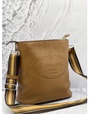 PRADA VITELLO PHENIX LOGO BUCKET MESSENGER CROSSBODY BAG 