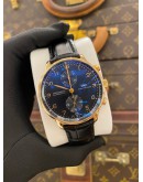 (LIKE NEW) 2018 IWC PORTUGESE CHRONOGRAPH REF IW371415 18K 750 YELLOW GOLD 40MM AUTOMATIC WATCH -FULL SET-