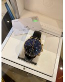 (LIKE NEW) 2018 IWC PORTUGESE CHRONOGRAPH REF IW371415 18K 750 YELLOW GOLD 40MM AUTOMATIC WATCH -FULL SET-