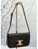 (UNWORN) CELINE TRIOMPHE CANVAS CLAUDE SHOULDER BAG 