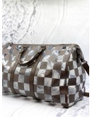 (LIKE NEW) LOUIS VUITTON MONOGRAM CHESS KEEPALL 50 LIMITED/ SPECIAL EDITION  BAG