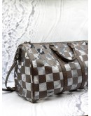(LIKE NEW) LOUIS VUITTON MONOGRAM CHESS KEEPALL 50 LIMITED/ SPECIAL EDITION  BAG