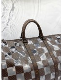 (LIKE NEW) LOUIS VUITTON MONOGRAM CHESS KEEPALL 50 LIMITED/ SPECIAL EDITION  BAG