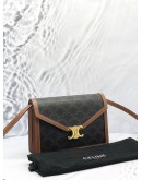(LIKE NEW) CELINE ENVELOPE TRIOMPHE CANVAS CROSSBODY BAG 