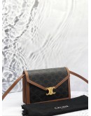 (LIKE NEW) CELINE ENVELOPE TRIOMPHE CANVAS CROSSBODY BAG 