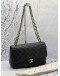 (MERDEKA SALE) CHANEL CLASSIC JUMBO CAVIAR DOUBLE FLAP BAG WITH GOLD HARDWARE 