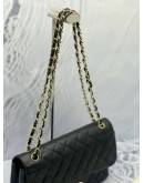(MERDEKA SALE) CHANEL CLASSIC JUMBO CAVIAR DOUBLE FLAP BAG WITH GOLD HARDWARE 