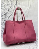 (LIKE NEW) 2013 HERMES GARDEN PARTY 36 SHOULDER BAG IN ROSE POURPRE NEGONDA LEATHER 