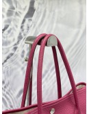 (LIKE NEW) 2013 HERMES GARDEN PARTY 36 SHOULDER BAG IN ROSE POURPRE NEGONDA LEATHER 