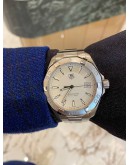 (LIKE NEW) 2014 TAG HEUER AQUARACER REF WAY1111 WHITE DIAL 40.5MM QUARTZ WATCH -FULL SET-