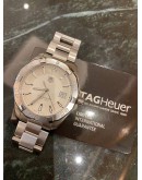 (LIKE NEW) 2014 TAG HEUER AQUARACER REF WAY1111 WHITE DIAL 40.5MM QUARTZ WATCH -FULL SET-