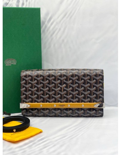 (LIKE NEW) GOYARD MINI MONTE CARLO CLUTCH BAG WITH STRAP -FULL SET-