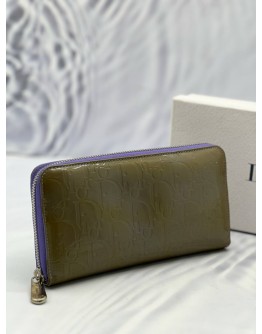 CHRISTIAN DIOR LONG ZIP WALLET