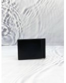 YSL SAINT LAURENT BLACK LEATHER MONEY CLIP BIFOLD WALLET