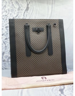 (LIKE NEW) AIGNER THE CORE LAPTOPFACH TOTE BAG