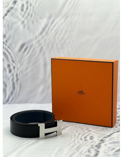 (LIKE NEW) HERMES REVERSIBLE BELT H BUCKLE SHW 