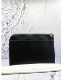 (LIKE NEW) VERSACE STUDDED LEATHER CLUTCH -FULL SET-