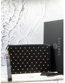 (LIKE NEW) VERSACE MEDUSA STUDDED CLUTCH BAG -FULL SET-