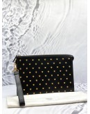 (LIKE NEW) VERSACE MEDUSA STUDDED CLUTCH BAG -FULL SET-
