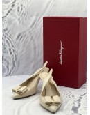 SALVATORE FEERAGAMO DOUBLE BOW HEEL SIZE 8