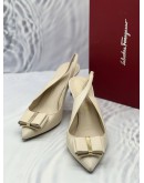 SALVATORE FEERAGAMO DOUBLE BOW HEEL SIZE 8