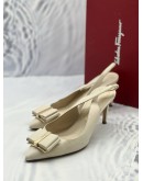 SALVATORE FEERAGAMO DOUBLE BOW HEEL SIZE 8