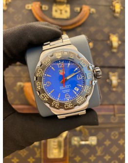 2010 TAG HEUER FORMULA 1 REF WAC1112 BLUE DIAL 41MM QUARTZ WATCH -FULL SET-
