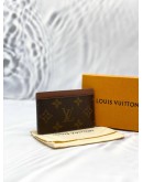 (LIKE NEW) LOUIS VUITTON CARD HOLDER MONOGRAM CANVAS - FULL SET -