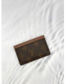 (LIKE NEW) LOUIS VUITTON CARD HOLDER MONOGRAM CANVAS - FULL SET -