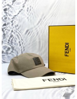 FENDI LOGO PATCH BASEBALL CAP