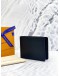 (UNUSED) LOUIS VUITTON BLACK EPI LEATHER SLENDER WALLET -FULL SET-