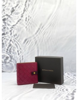 (LIKE NEW) BOTTEGA VANETTA INTRECCIATO MEDIUM BI-FOLD WALLET 