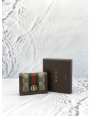 (LIKE NEW) GUCCI GG SUPREME WEB STRIPE WALLET 