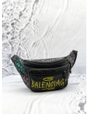 BALENCIAGA GRAFFITI EXPLORER BELT BAG 