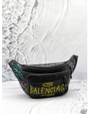 BALENCIAGA GRAFFITI EXPLORER BELT BAG 
