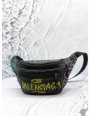 BALENCIAGA GRAFFITI EXPLORER BELT BAG 