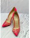 CHRISTIAN LOUBOUTIN PUMP PINK PATENT LEATHER HEEL SIZE 38 1/2 