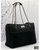 CHANEL REISSUE BLACK CHAIN TOTE BAG 