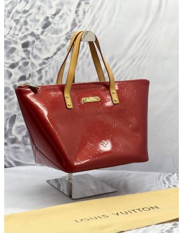LOUIS VUITTON BELLEVUE MONOGRAM VERNIS RED BAG 