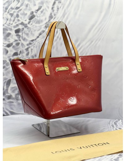 LOUIS VUITTON BELLEVUE MONOGRAM VERNIS RED BAG 