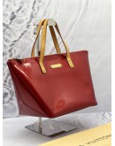 LOUIS VUITTON BELLEVUE MONOGRAM VERNIS RED BAG 