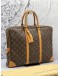 LOUIS VUITTON MONOGRAM DOCUMENT VOYAGER BRIEFCASE BAG 