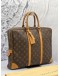 LOUIS VUITTON MONOGRAM DOCUMENT VOYAGER BRIEFCASE BAG 